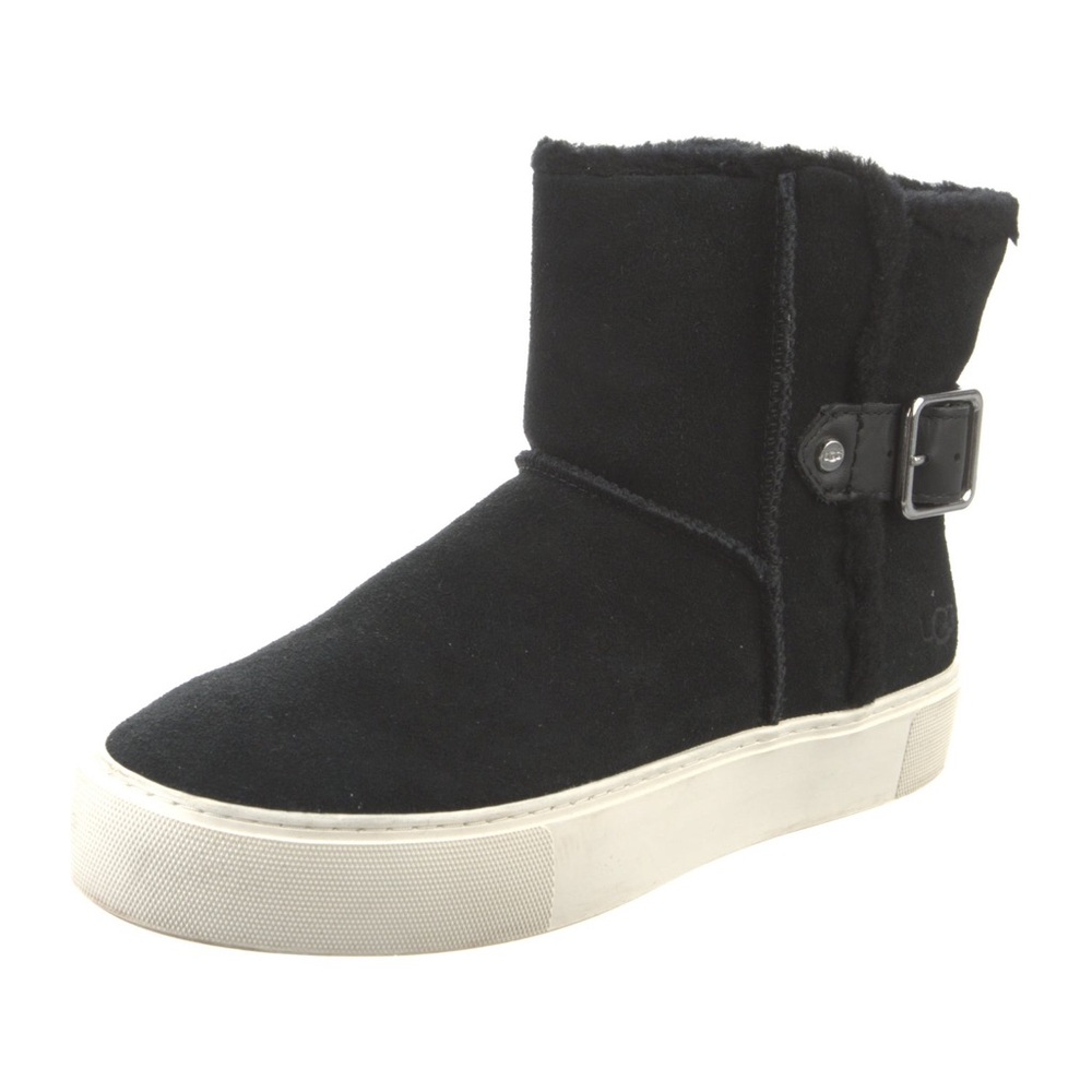 Women's Black Suede Ankle Boots UGGs